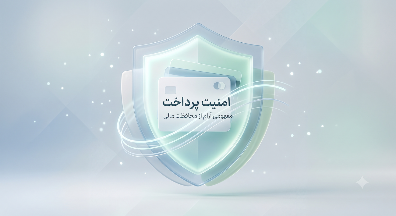 تصویر مفهومی امنیت پرداخت برای پشتیبانی پرداخت آزمون‌ها